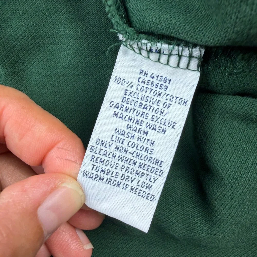 Polo Ralph Lauren Big Pony Custom Fit Green Blue Sash Polo Shirt Mens XL